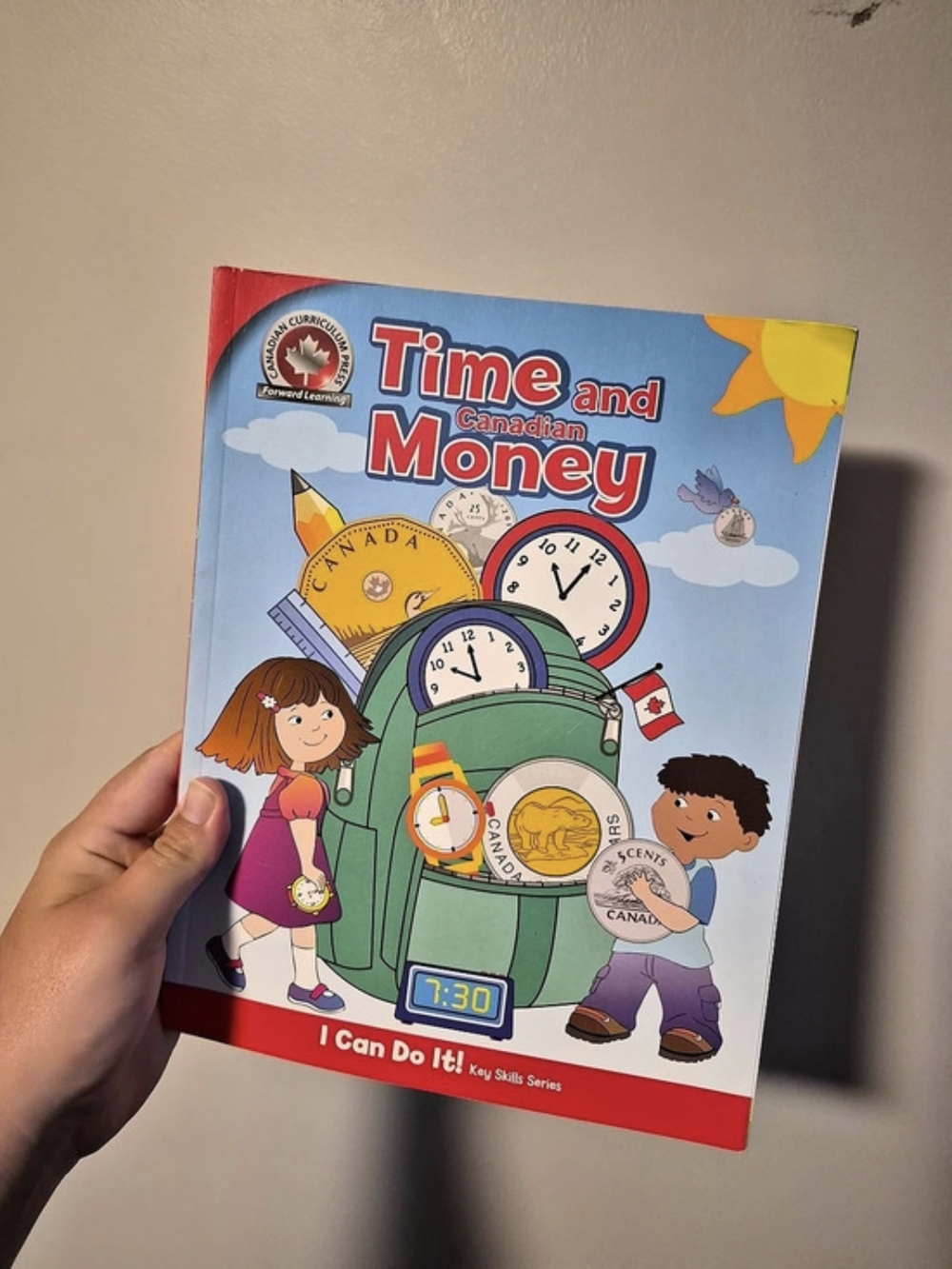 I Can Do It Time and Money Canadian Monney Money Learning Book Like New
